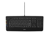 Tangentbord - Belkin KVM Remote Control with Integrated Keyboard - Tangentbord - Svart - F1DN008KBDUK