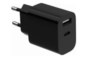 Mobile - Adapters & Chargers - Gembird Universal USB charger 2.4A 2-port - Black - TA-UC-2AC12-01-BK