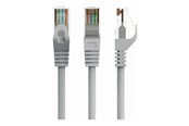 Nätverkskabel - Gembird Cablexpert patch cable - 50 cm - grey - Grå - 0.5m - PP6U-CU-0.5M