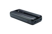 PowerBank - TECHLY I-CHARGE-2000020W PowerBank - Svart - 20000 mAh - I-CHARGE-2000020W
