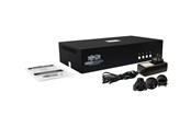KVM switch - Tripp Lite Secure KVM Switch 4-Port Dual Head DisplayPort to DisplayPort 4K NIAP PP4.0 Audio TAA - KVM / audio switch - 4 ports - TAA Compliant - B002-DP2A4-N4