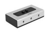 USB Hub - DeLOCK Switch Stereo Jack 3.5 mm USB Hub - 2 porte - Svart - 87699