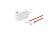 Mobile - Adapters & Chargers - OnePlus 120W SUPERVOOC GaN-adapter med dubbla portar (Type-C + Type-A) - 5461100631