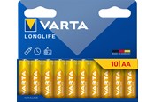 Battery - VARTA 4106101761 Longlife AA - 10-pack - 4106101761