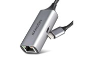 Nätverkskort (adaptrar osv.) - AXAGON ADE-TXPD USB-C Gigabit Ethernet Adapter Power Delivery 100W - ADE-TXPD