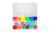 Konst- och hantverksmaterial - Paulinda - Cool Loom in Storage Box 2000pcs. - CLM-0013