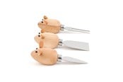 Köksredskap - Kikkerland Cheese Knives Mice Set Of 3 - CHS08