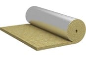 Isoleringsmaterial - Rockwool PROLIT slatted mat 20x1000x10000mm reinforced aluminum - 355750