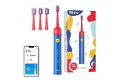 Tandborste - Bitvae eltandborste Sonic toothbrush for kids with app and tip set BVK7S (blue) - K7S blue