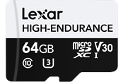 Flashram & USB Flash Drives - Lexar High-Endurance microSD - 100MB/s - 64GB - LMSHGED064G-BCNNG