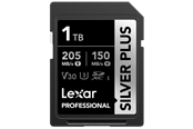 Flashram & USB Flash Drives - Lexar Professional SILVER PLUS SDXC - 205MB/s - 1TB - LSDSIPL001T-BNNNG