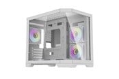 Chassi - Darkflash FT418 computer case + 6 aRGB fans (white) - Chassi - Minitower - Vit - FT418 White