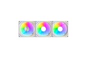 Chassi fläkt - Darkflash Gauss G24 3-in-1 computer fans (white) - Chassi fläkt - 120mm - Vit - 33 dBA - Gauss G24 3IN1 White
