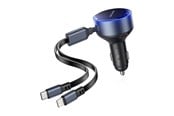 Mobile - Adapters & Chargers - Vention FFOB0 USB-C car charger + USB-C/Lightning 30W cable - FFOB0