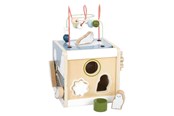 Babyleksaker - Small Foot - Wooden Motor Activity Cube Arctic - 12451