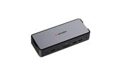 Dockning - Verbatim Pro - docking station - USB-C - 2 x HDMI DP - 1GbE - SSD 256 GB - 32174