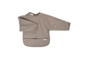 Babyvård - Filibabba Bib w. sleeves - Warm Grey - FI-03344