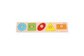 Babyleksaker - Classic World Wooden Stud Puzzle Shapes 5 pcs. - 3644
