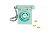 Rollek - Classic World Wooden Retro Telephone Turquoise - 50551