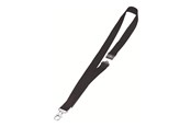 Konferens & Presentation - DURABLE 20 mm brett textilhalsband med hake och säkerhetslås. Längd: 44 cm - 813701