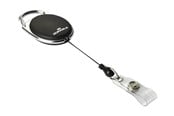 Konferens & Presentation - DURABLE Utdragbar jojo i oval form med tryckknappsfäste för namnskyltar, passerkortshållare etc. - 832401