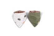 Babyvård - Filibabba Bandana bib 2-pack - Tractor - FI-02820