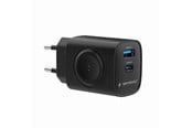 Mobile - Adapters & Chargers - Gembird 2-in-1 20W Apple Watch + phone fast charger - Black - TA-UC-PDQCW20-01-BK