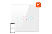 Smarta Hem - Avatto Smart Light Switch WiFi TS02-EU-W3 3 Way TUYA (white) - TS02-EU-W3