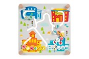 Babyleksaker - Classic World Wooden Board Sorting Game 2in1 City and Waste Separation - 40051