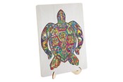 Pusselspel - Creative Craft Group Wooden Jigsaw Puzzle Turtle 130 pcs. Golv - 400085