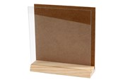 Kreativa spel - Creativ Company Wooden 3D Plate with Glass 15x15cm - 56746