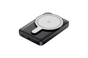PowerBank - Vention FHSB0 5000mAh 20W magnetic powerbank+ USB-A to USB-C cable (black) PowerBank - Svart - 5000 mAh - FHSB0