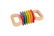 Babyleksaker - Goki Wooden Rainbow Rattle - 61885