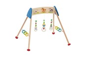 Babyleksaker - Goki Wooden Baby Gym Farm Animals with Sound - 65208