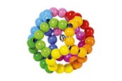 Babyleksaker - Goki Wooden Gripping Ring Ball Rainbow - 65326