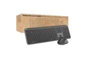 Tangentbord - Logitech Signature Slim Combo MK950 for Business - Tastatur & Mus set - Engelska (US) - Grå - 920-012508