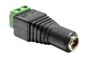 Strömkabel (intern) - DeLOCK Adapter DC 2.1 x 5.5 mm female > Terminal Block - 65421