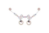Babyleksaker - Goki Wooden Stroller Chain Horse with Clips - 65234
