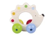 Babyleksaker - Goki Wooden Gripping Ring Hedgehog Color - 65320