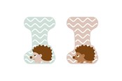 Kreativa spel - Small Foot - Wooden Animal Children's Letter - I - 12516