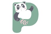 Kreativa spel - Small Foot - Wooden Animal Children's Letter - P - 12523