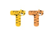Kreativa spel - Small Foot - Wooden Animal Children's Letter - T - 12527