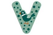 Kreativa spel - Small Foot - Wooden Animal Children's Letter - V - 12529