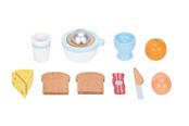 Träleksaker - Small Wood Breakfast Play Set with Juicer - L40295
