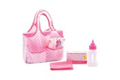 Dockor & Tillbehör - Baby Rose Diaper Bag with Accessories - 27616
