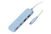 USB Hub - j5create JCH342EC - hub - USB-C - 4 ports USB Hub - 4 porte - Blue - JCH342EC-N