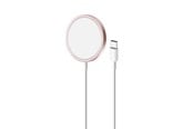 Mobile - Adapters & Chargers - Puro PURO Magnetisk laddare USB-C MagSafe - Rosa - CUSBCMAG1ROSE