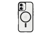 Mobile - Covers & Cases - OtterBox React MagSafe Apple iPhone 16 Black Crystal - clear/black - 77-96243