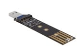 Hårddisk, tillbehör - DeLOCK Interface Adapter - M.2 Card (PCIe NVMe & SATA) - USB 3.2 (Gen 2) - 64197