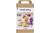 Konst- och hantverksmaterial - Creativ Company Craft Kit Needle Felting - Animals in Water - 977550